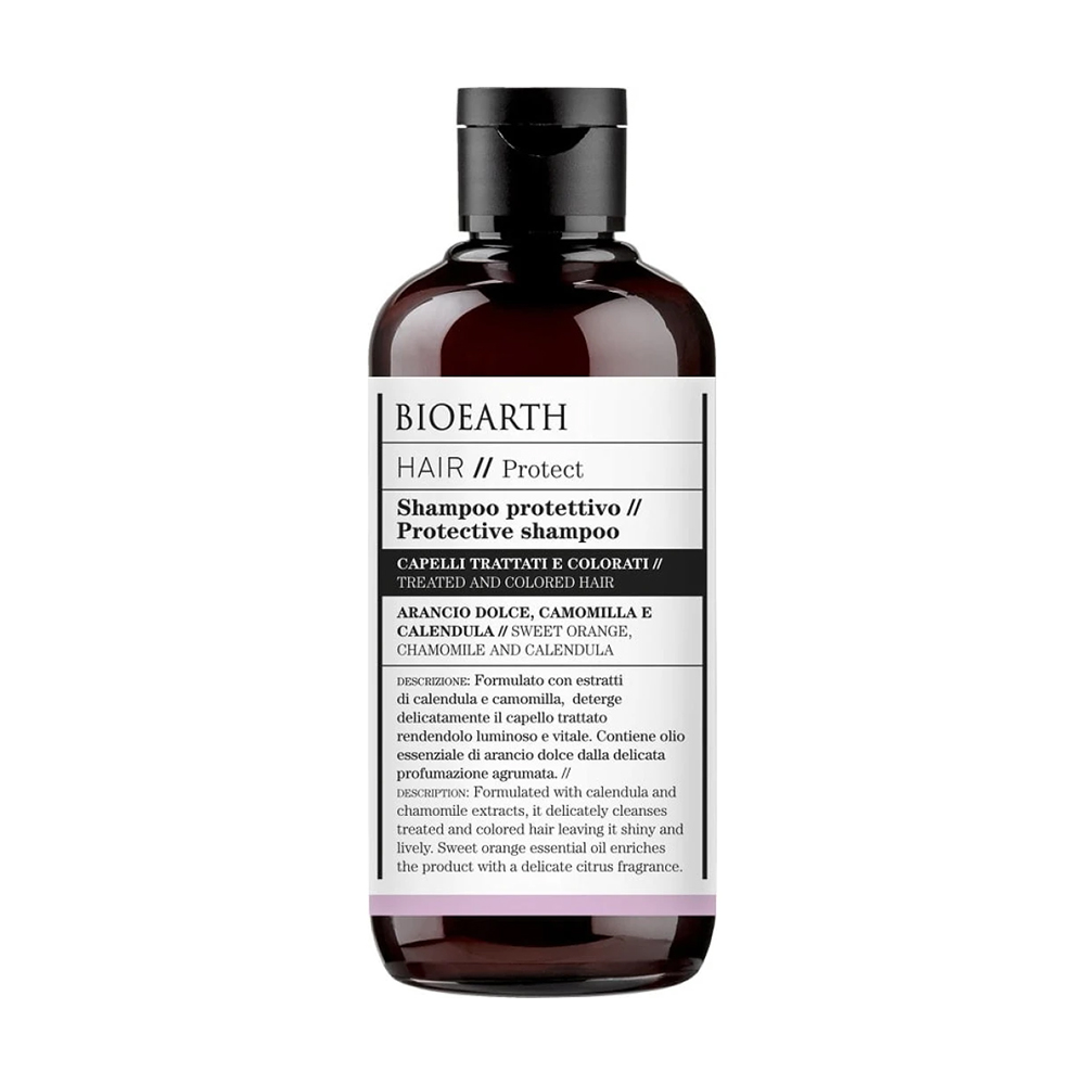 Шампунь Bioearth Hair Protect Protective Shampoo для захисту пофарбованного та хімічно обробленого волосся, 250 мл